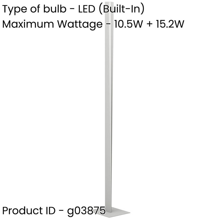 Stylish Modern Grey Floor Lamp Elegant Indoor Lighting for Home Decor