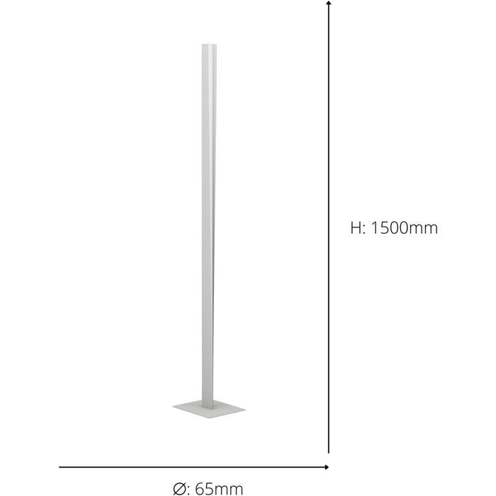 Stylish Modern Grey Floor Lamp Elegant Indoor Lighting for Home Decor