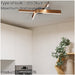 Stylish Modern Bronze and Black Semi Flush Ceiling Light for Indoor Spaces