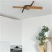 Stylish Modern Bronze and Black Semi Flush Ceiling Light for Indoor Spaces
