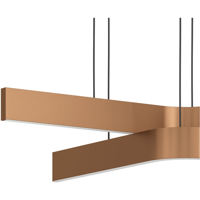 Stylish Modern Bronze and Black Pendant Ceiling Light for Contemporary Homes