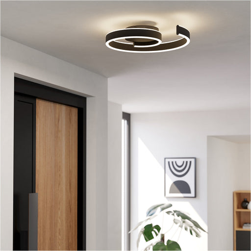 Sleek Modern Black Ceiling Light for Indoor Spaces Contemporary Design