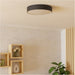 Stylish Modern Black Ceiling Light for Minimalist Indoor Spaces