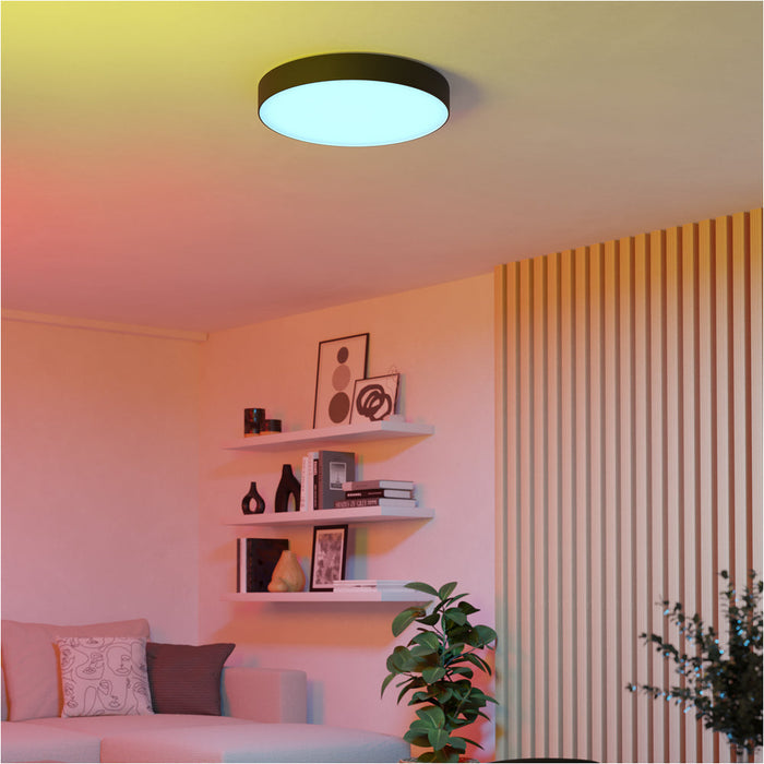 Stylish Modern Black Ceiling Light for Minimalist Indoor Spaces