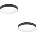 2 PACK Stylish Modern Black Ceiling Light for Indoor Spaces Perfect for Any Room
