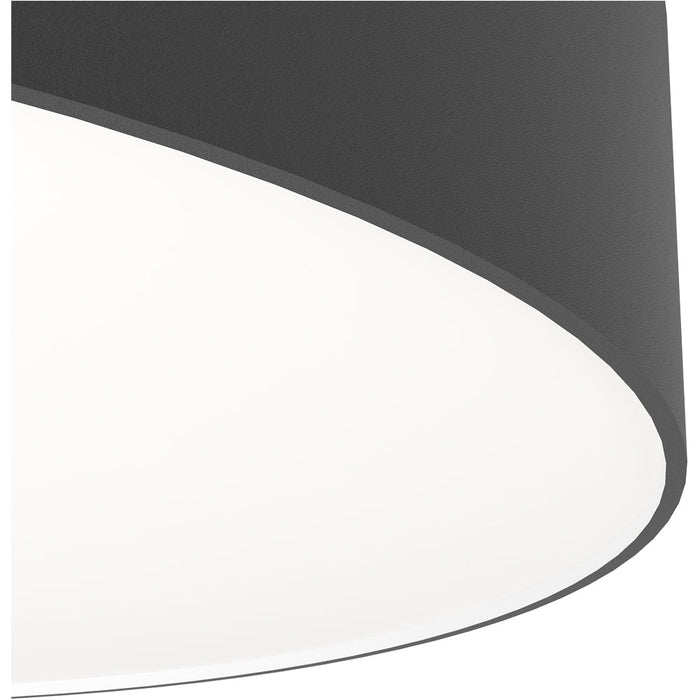 2 PACK Sleek Modern Black Ceiling Light for Indoor Spaces Stylish Semi Flush Fixture