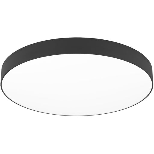 Sleek Modern Black Ceiling Light for Indoor Spaces Stylish Semi Flush Fixture
