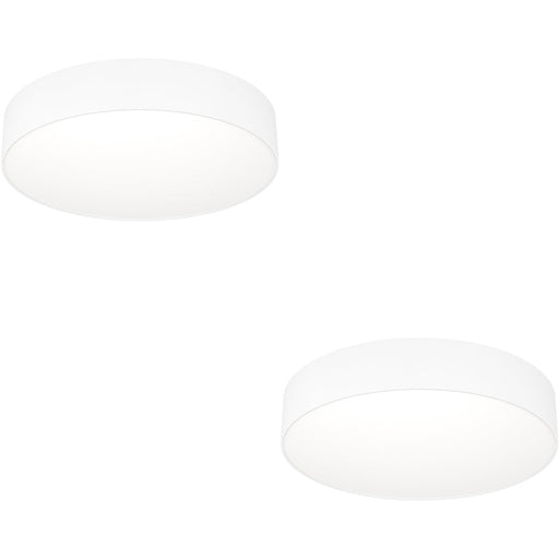2 PACK Stylish Modern White Ceiling Light for Contemporary Indoor Spaces