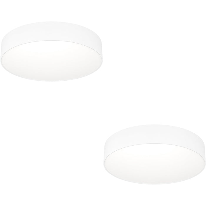 2 PACK Stylish Modern White Ceiling Light for Contemporary Indoor Spaces