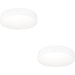 2 PACK Stylish Modern White Ceiling Light for Contemporary Indoor Spaces