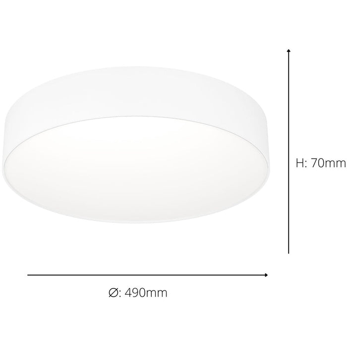 Sleek Modern White Ceiling Light Stylish Indoor Lighting for Contemporary Homes