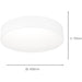 Sleek Modern White Ceiling Light Stylish Indoor Lighting for Contemporary Homes