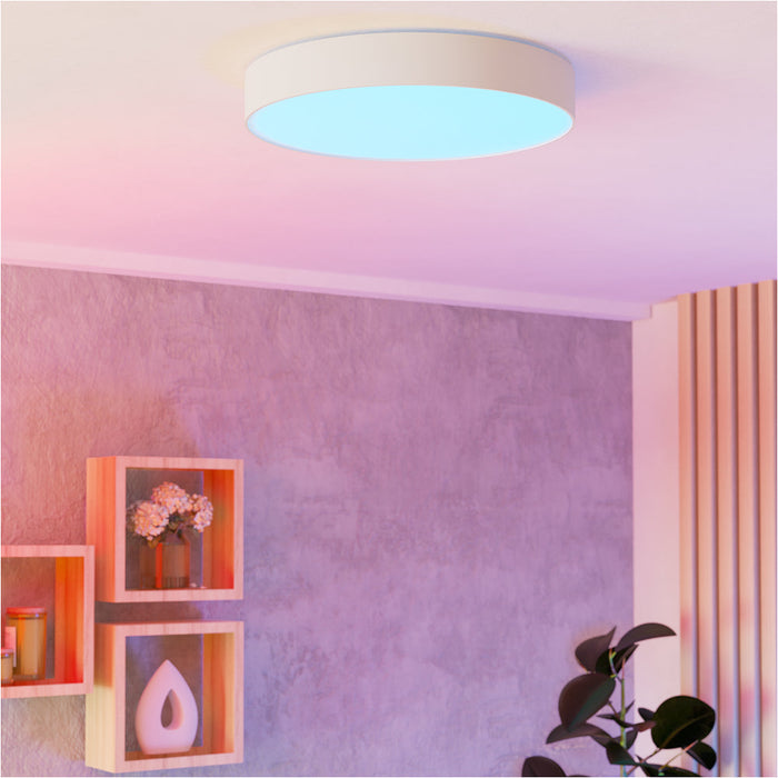 2 PACK Sleek Modern White Ceiling Light Stylish Indoor Lighting for Contemporary Homes
