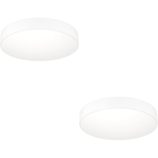 2 PACK Sleek Modern White Ceiling Light Stylish Indoor Lighting for Contemporary Homes