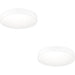 2 PACK Sleek Modern White Ceiling Light Stylish Indoor Lighting for Contemporary Homes