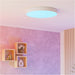 2 PACK Modern Minimalist White Ceiling Light for Indoor Spaces Elegant Semi Flush Design