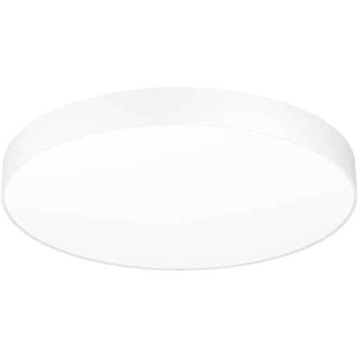 Modern Minimalist White Ceiling Light for Indoor Spaces Elegant Semi Flush Design