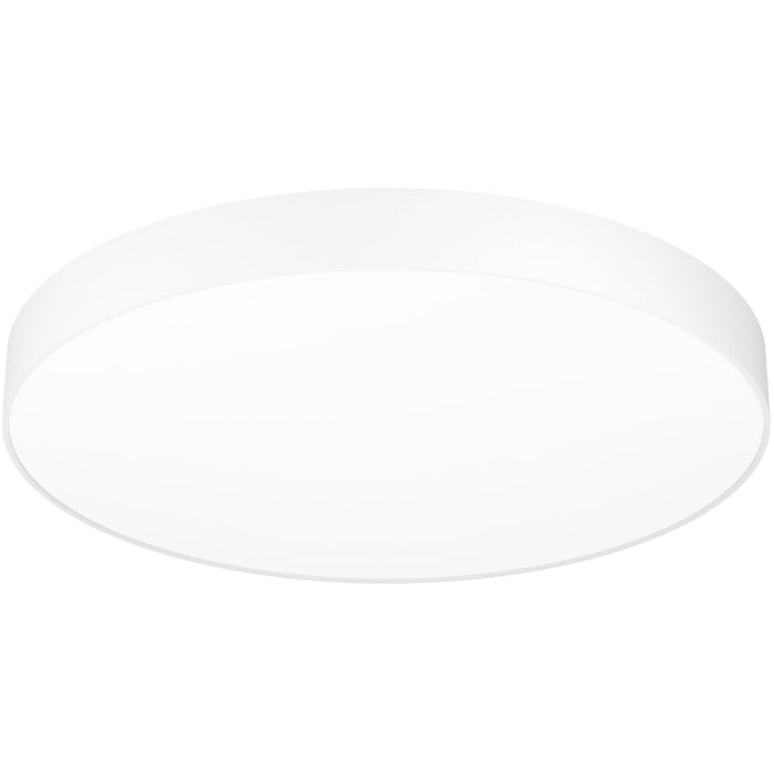 Modern Minimalist White Ceiling Light for Indoor Spaces Elegant Semi Flush Design