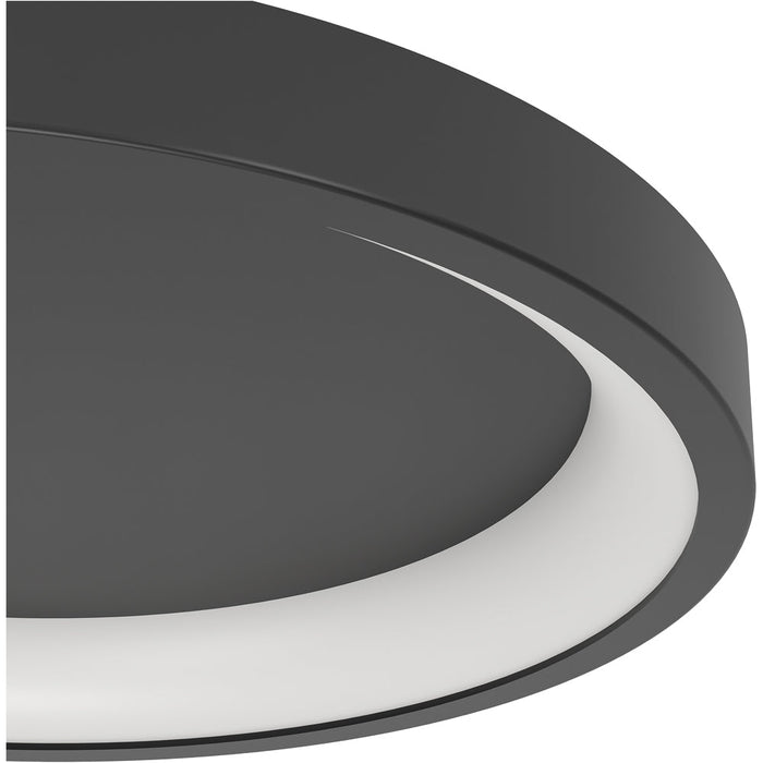 2 PACK Sleek Modern Black Round Ceiling Light for Stylish Indoor Spaces