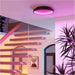 2 PACK Sleek Modern Black Round Ceiling Light for Stylish Indoor Spaces
