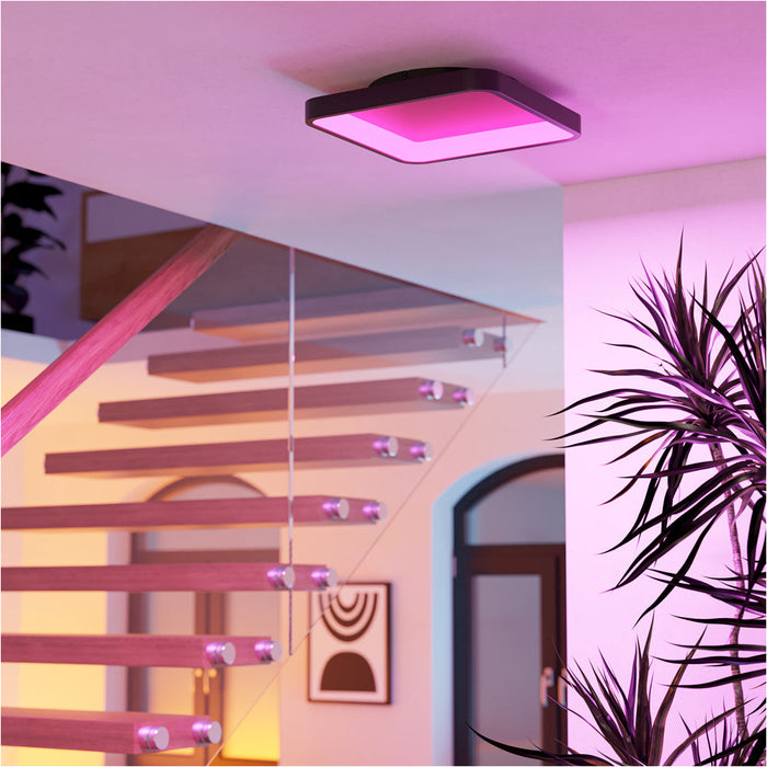 Stylish Modern Black Square Ceiling Light for Indoor Spaces