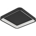 Stylish Modern Black Square Ceiling Light for Indoor Spaces