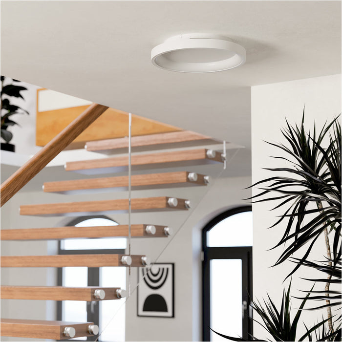2 PACK Stylish Modern White Round Ceiling Light for Indoor Spaces