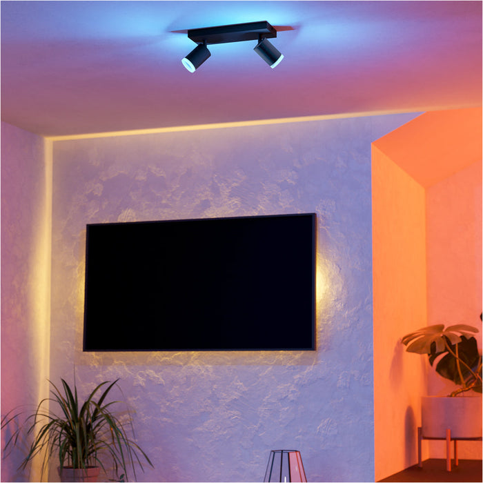 Sleek Black Bar Ceiling Spotlight for Indoor Spaces Modern Design & Elegant Illumination