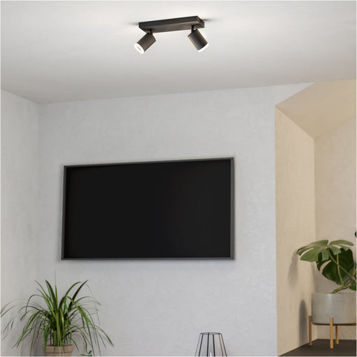 Sleek Black Bar Ceiling Spotlight for Indoor Spaces Modern Design & Elegant Illumination
