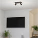 Sleek Black Bar Ceiling Spotlight for Indoor Spaces Modern Design & Elegant Illumination