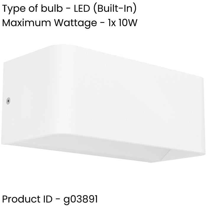 2 PACK Stylish Modern White Wall Light for Indoor Spaces Perfect Home Illumination