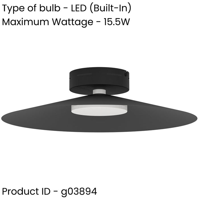 2 PACK Elegant Modern Black Ceiling Light Fixture for Indoor Use Perfect for Any Room