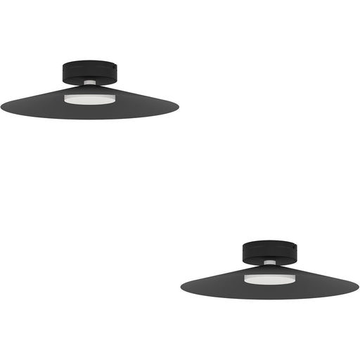 2 PACK Elegant Modern Black Ceiling Light Fixture for Indoor Use Perfect for Any Room