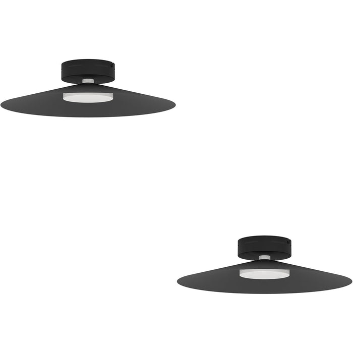 2 PACK Elegant Modern Black Ceiling Light Fixture for Indoor Use Perfect for Any Room