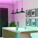 Sleek Black Bar Pendant Light Modern Indoor Ceiling Lighting for Home Decor