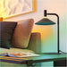 2 PACK Sleek Modern Black Table Lamp for Stylish Indoor Home Illumination