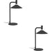 2 PACK Sleek Modern Black Table Lamp for Stylish Indoor Home Illumination