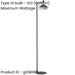 2 PACK Stylish Modern Black Floor Lamp for Home Elegant Indoor Lighting Solution