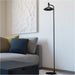 2 PACK Stylish Modern Black Floor Lamp for Home Elegant Indoor Lighting Solution