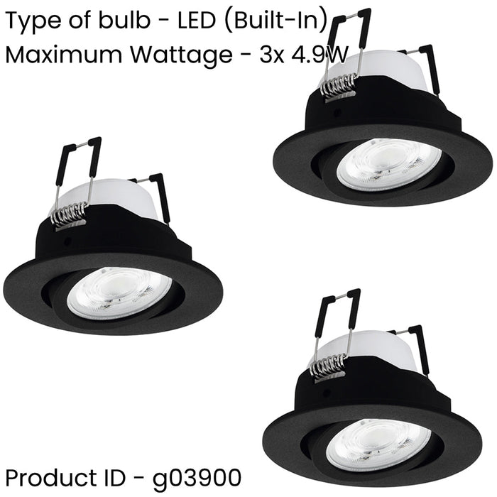 Sleek Modern Black Ceiling Spotlight for Indoor Spaces Perfect for Home Lighting