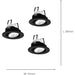 Sleek Modern Black Ceiling Spotlight for Indoor Spaces Perfect for Home Lighting