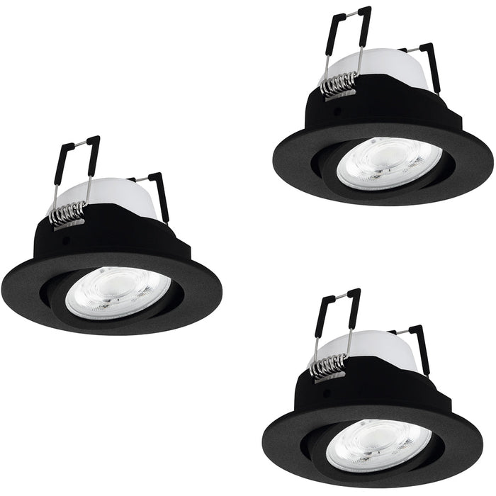 Sleek Modern Black Ceiling Spotlight for Indoor Spaces Perfect for Home Lighting