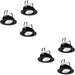 2 PACK Sleek Modern Black Ceiling Spotlight for Indoor Spaces Perfect for Home Lighting