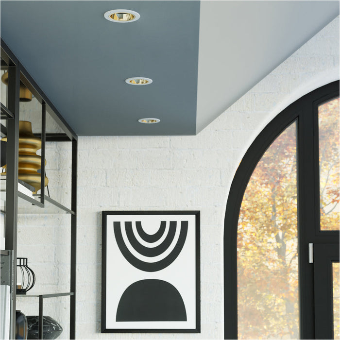 Elegant Modern White and Gold Indoor Ceiling Spotlight for Stylish Homes