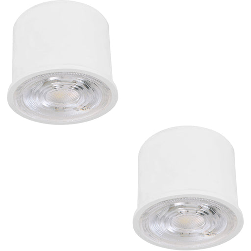 2 PACK Stylish Modern White Ceiling Spotlight for Indoor Home Decor