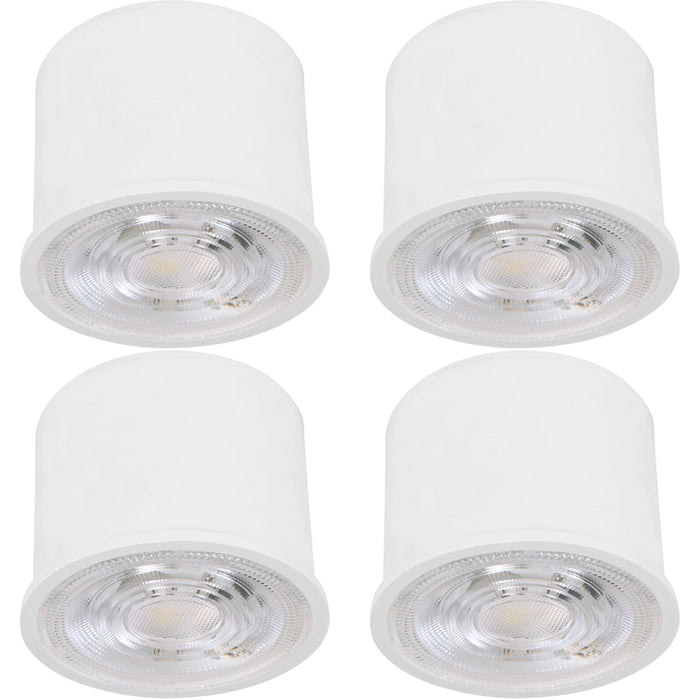 4 PACK Stylish Modern White Ceiling Spotlight for Indoor Home Decor