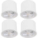 4 PACK Stylish Modern White Ceiling Spotlight for Indoor Home Decor