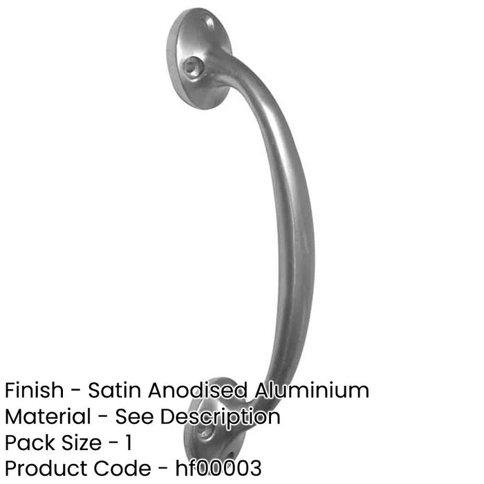 Premium 150mm Satin Anodised Aluminium Handle Stylish Interiors Door Handle-1