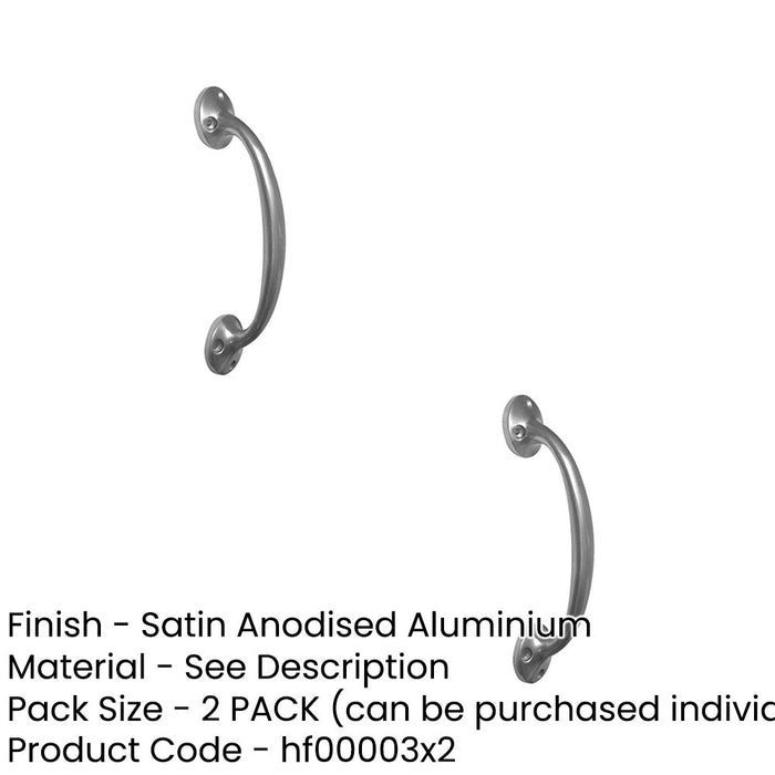 PACK Premium 150mm Satin Anodised Aluminium Handle Stylish Interiors Door Handle (1)-1