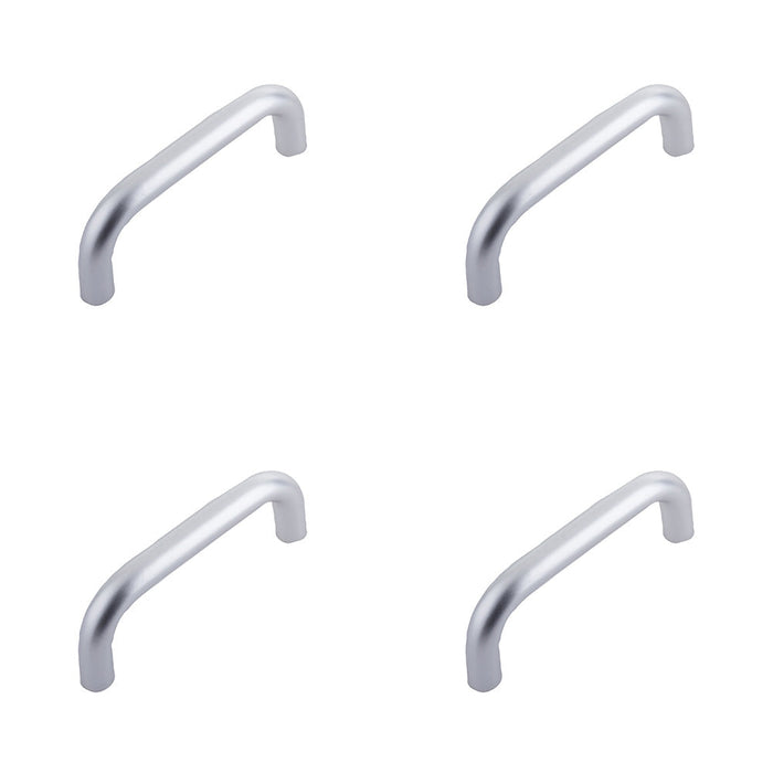 PACK Durable 19mm Shape Aluminium Pull Handle with Satin Anodised Finish Door Handle